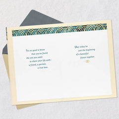 The Beginning of a Beautiful Future Wedding Card for Son