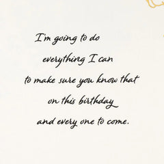 I Need the Whole You Romantic Birthday Card