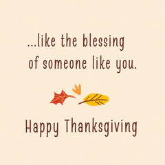 A Quiet, Grateful Place of Blessing Thanksgiving Card