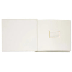 Today, Tomorrow, Always Gold on Cream Linen Photo Album