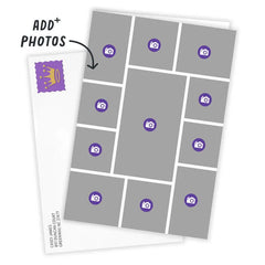 Create Your Own 11-Photo Collage Custom Card