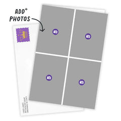 Create Your Own 4-Photo Collage Custom Card