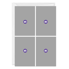Create Your Own 4-Photo Collage Custom Card