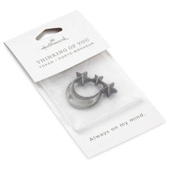 On My Mind Moon and Stars Metal Pocket Token