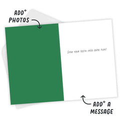 Snappy Crocodile Funny Custom Birthday Card