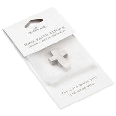 Have Faith Cross Metal Pocket Token