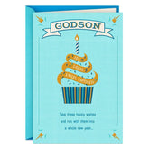 Happy Wishes for a Whole New Year Birthday Card for Godson