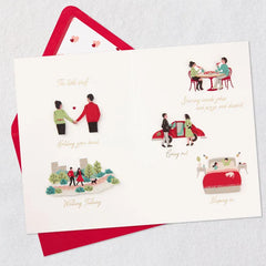 What I Love About Our Life Romantic Anniversary Card
