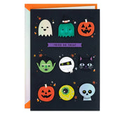 Trick or Treat Halloween Icons Halloween Card
