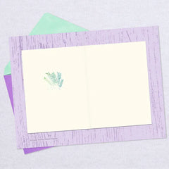 Cute Raccoons and Flowers Blank Card