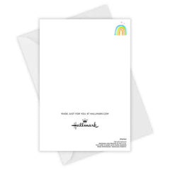 Sweet Dream Come True Custom Rainbow Baby Card