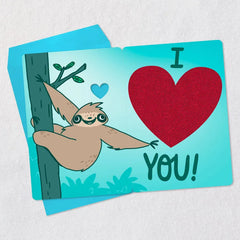 Jumbo I Huge Heart You Love Card