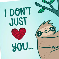 Jumbo I Huge Heart You Love Card