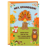 So Grateful for You Thanksgiving Card for Grandson