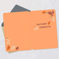 Happy 1st Turkey Day Baby's First Thanksgiving Card