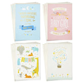 Cute and Cuddly Assorted New Baby Cards, Pack of 12