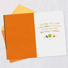 Cute and Cuddly Ghost Baby's First Halloween Card
