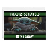 Star Wars: The Mandalorianâ„¢ Cutest in the Galaxy Custom Birthday Card
