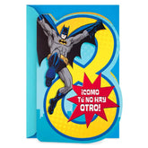 DC Comics™ Batman™ Spanish-Language 8th Birthday Card With Stickers