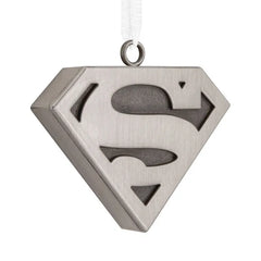 DC™ Superman™ Silver Shield Metal Hallmark Ornament