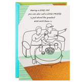 A Good Son Who's a Good Friend Birthday Card for Son