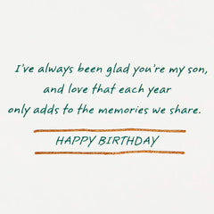 A Good Son Who's a Good Friend Birthday Card for Son