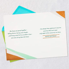 A Good Son Who's a Good Friend Birthday Card for Son