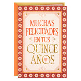 My Heartfelt Wish for You Spanish-Language Quinceañera Card