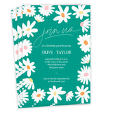 Daisies Join Us Party Invitation