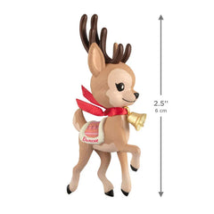 Eight Tiny Reindeer Dancer Ornament