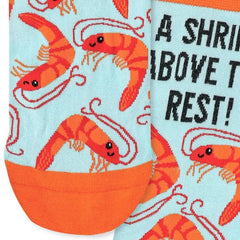 Shrimply the Best Novelty Crew Socks
