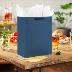 13" Navy Large Gift Bag