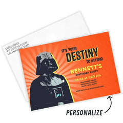 Star Wars™ It's Your Destiny Flat Birthday Invitation