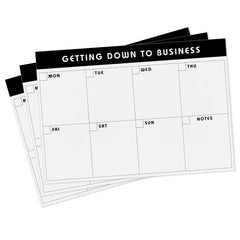 Getting Down to Business Large Memo Pad
