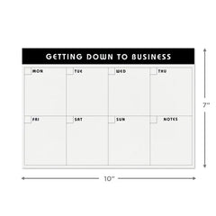 Getting Down to Business Large Memo Pad