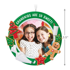 Grandkids Are So Sweet Personalized Ornament, Custom Photo