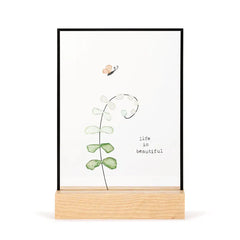 Demdaco Life Is Beautiful Large Suncatcher on Stand