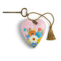 Demdaco Love You Mom Floral Art Heart