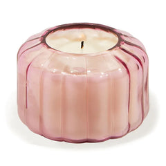 Paddywax Desert Peach Scented Candle in Pink Glass Jar, 4.5 oz.