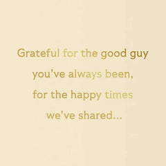 Grateful for You Thanksgiving Card for Grandson