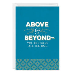 Above and Beyond Thank-You Photo Card