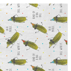 Partying Pickle Puns Tissue Paper, 6 sheets