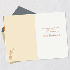Warmth of Gratitude Thanksgiving Card