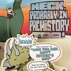 Greatest Dad in History—and Prehistory Funny Pop-Up Father's Day Card
