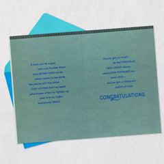 A Lifetime of Love Graduation Card for Grandson