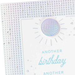Disco Ball Glow-Up Birthday Card
