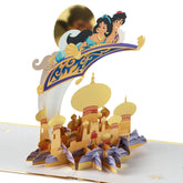 Disney Aladdin Magic Carpet Ride Pop-Up Congratulations Card