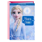 Disney Frozen 2 Elsa Magical Journey Birthday Card With Temporary Tattoos
