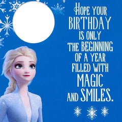 Disney Frozen 2 Elsa Magical Journey Birthday Card With Temporary Tattoos