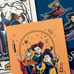 Disney Hocus Pocus Sanderson Sisters Assortment Boxed Halloween Cards, Pack of 16